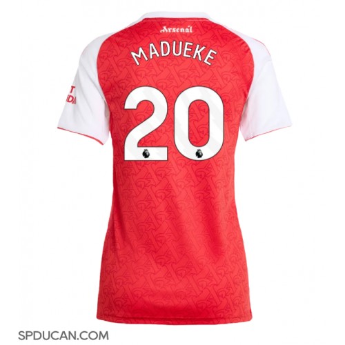 Zenski Nogometni Dres Arsenal Noni Madueke #20 Domaci 2025-26 Kratak Rukav